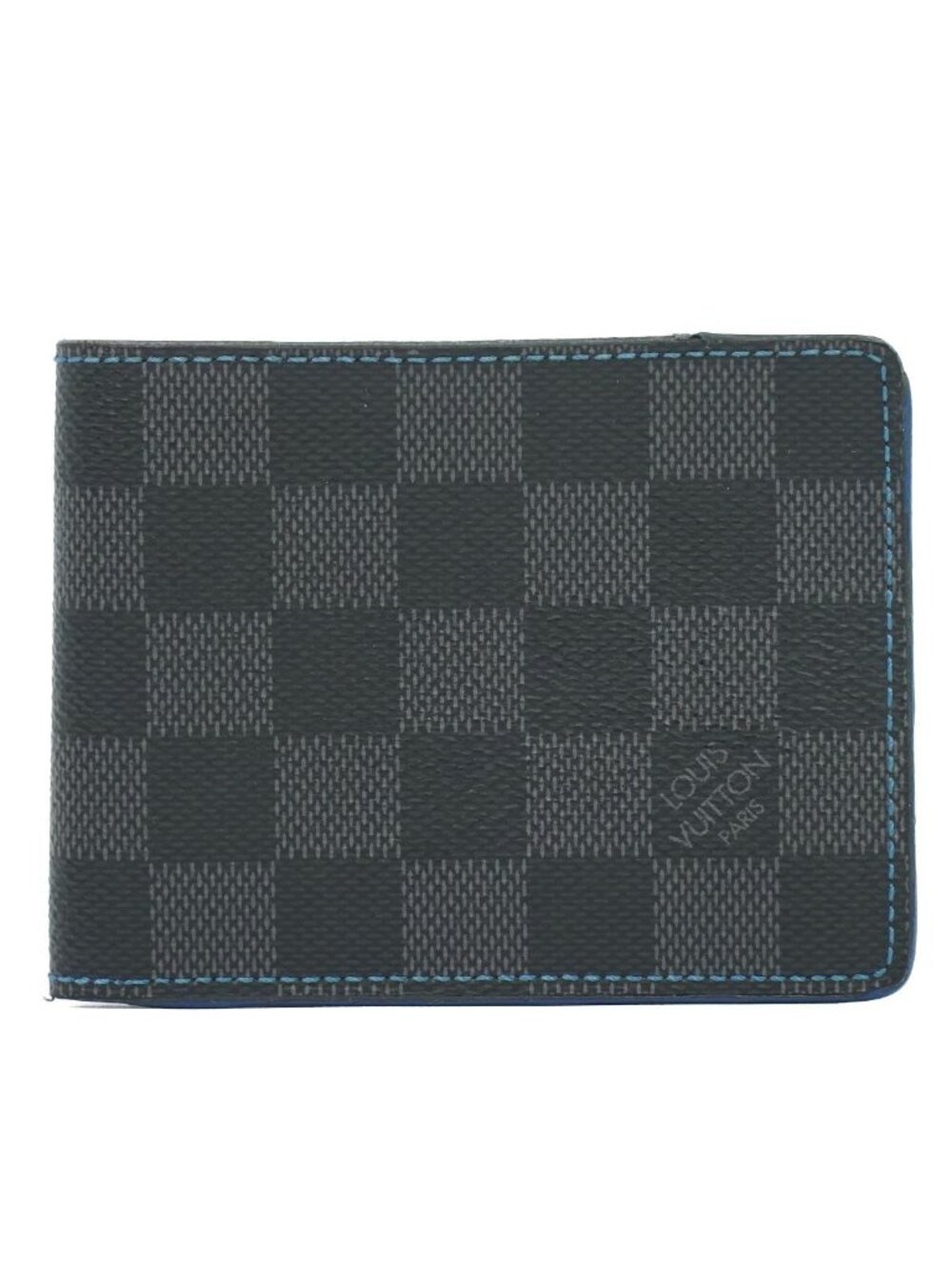 Louis Vuitton LV Portefeuille Slender Damier Graphite Bifold Billfold Folded